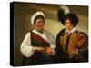 The Fortune Teller-Caravaggio-Stretched Canvas