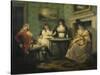 The Fortune Teller-George Morland-Stretched Canvas