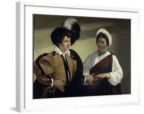 The Fortune Teller-Caravaggio-Framed Giclee Print