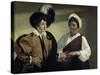 The Fortune Teller-Caravaggio-Stretched Canvas