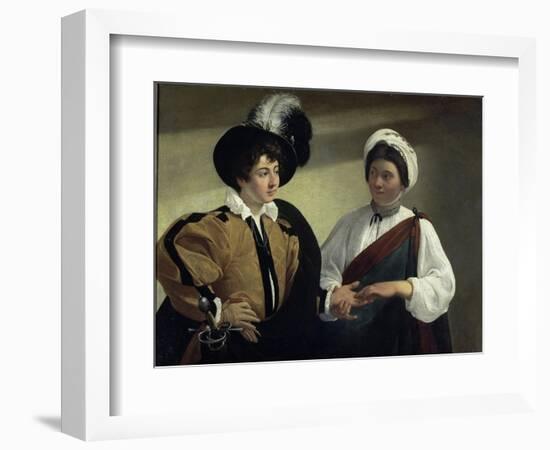 The Fortune Teller-Caravaggio-Framed Giclee Print