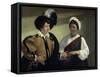 The Fortune Teller-Caravaggio-Framed Stretched Canvas