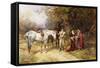 The Fortune Teller-Heywood Hardy-Framed Stretched Canvas