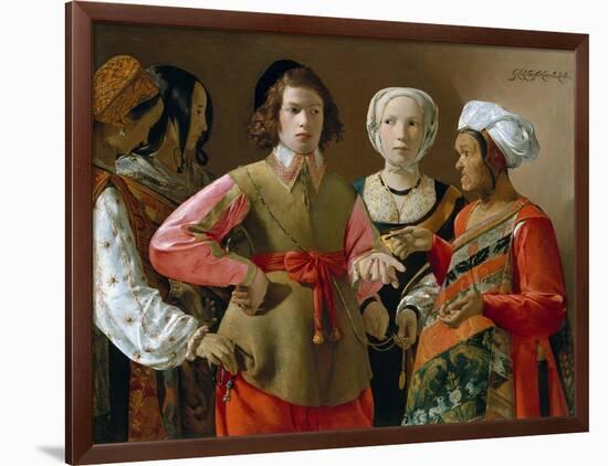 The Fortune Teller-Georges de La Tour-Framed Giclee Print