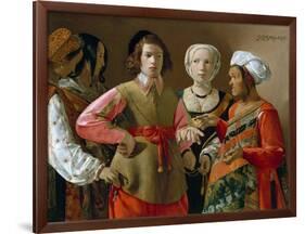 The Fortune Teller-Georges de La Tour-Framed Giclee Print