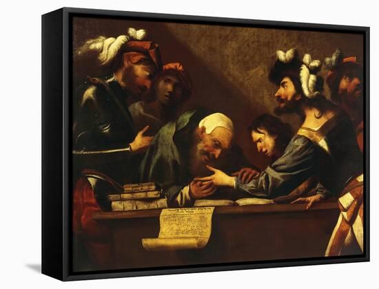 The Fortune Teller-Pietro Della Vecchia-Framed Stretched Canvas