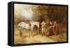 The Fortune Teller-Heywood Hardy-Framed Stretched Canvas