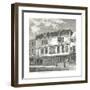 The Fortune Theatre, from a Print Published by Wilkinson in 1811-null-Framed Giclee Print