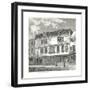 The Fortune Theatre, from a Print Published by Wilkinson in 1811-null-Framed Giclee Print