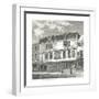 The Fortune Theatre, from a Print Published by Wilkinson in 1811-null-Framed Giclee Print