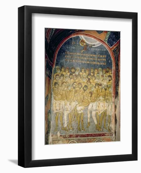 The Forty Martyrs of Sebaste-Byzantine School-Framed Giclee Print