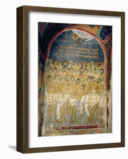 The Forty Martyrs of Sebaste-Byzantine School-Framed Giclee Print