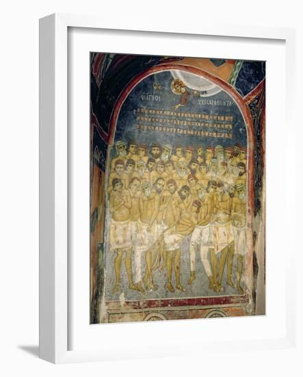 The Forty Martyrs of Sebaste-Byzantine School-Framed Giclee Print