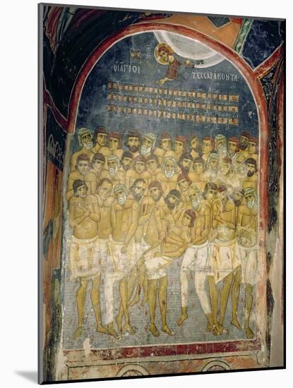 The Forty Martyrs of Sebaste-Byzantine School-Mounted Giclee Print