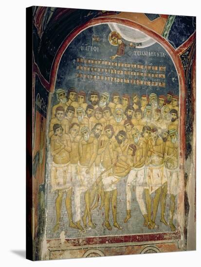 The Forty Martyrs of Sebaste-Byzantine School-Stretched Canvas