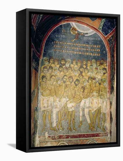 The Forty Martyrs of Sebaste-Byzantine School-Framed Stretched Canvas