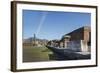 The Forum and Vesuvius Volcano, Pompeii, UNESCO World Heritage Site, Campania, Italy, Europe-Angelo Cavalli-Framed Photographic Print