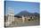 The Forum and Vesuvius Volcano, Pompeii, UNESCO World Heritage Site, Campania, Italy, Europe-Angelo Cavalli-Stretched Canvas