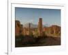 The Forum at Pompeii with Vesuvius in the Background, 1841-Christen Schiellerup Købke-Framed Giclee Print