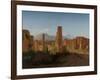 The Forum at Pompeii with Vesuvius in the Background, 1841-Christen Schiellerup Købke-Framed Giclee Print