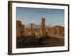 The Forum at Pompeii with Vesuvius in the Background, 1841-Christen Schiellerup Købke-Framed Giclee Print