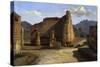 The Forum of Pompeii', C1816-1822-Achille Etna Michallon-Stretched Canvas