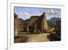 The Forum of Pompeii', C1816-1822-Achille Etna Michallon-Framed Giclee Print