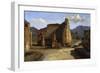 The Forum of Pompeii', C1816-1822-Achille Etna Michallon-Framed Giclee Print