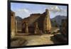 The Forum of Pompeii', C1816-1822-Achille Etna Michallon-Framed Giclee Print