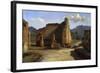 The Forum of Pompeii', C1816-1822-Achille Etna Michallon-Framed Giclee Print