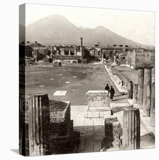 The Forum of Pompeii, Italy, 1894-null-Stretched Canvas