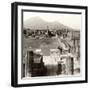 The Forum of Pompeii, Italy, 1894-null-Framed Premium Giclee Print