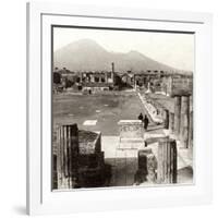 The Forum of Pompeii, Italy, 1894-null-Framed Giclee Print