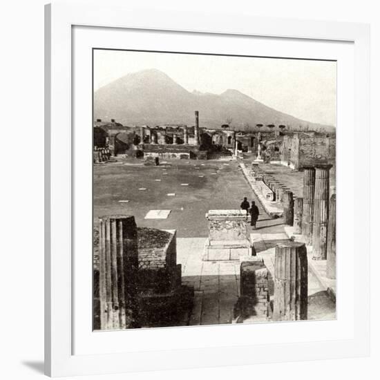 The Forum of Pompeii, Italy, 1894-null-Framed Giclee Print