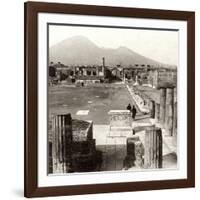 The Forum of Pompeii, Italy, 1894-null-Framed Giclee Print