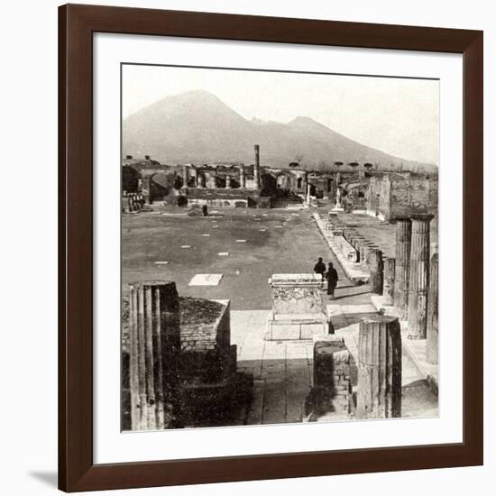 The Forum of Pompeii, Italy, 1894-null-Framed Giclee Print