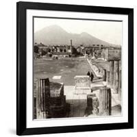 The Forum of Pompeii, Italy, 1894-null-Framed Giclee Print