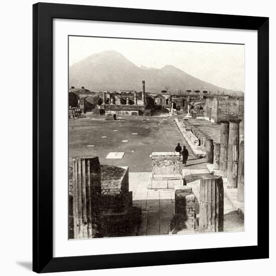 The Forum of Pompeii, Italy, 1894-null-Framed Giclee Print