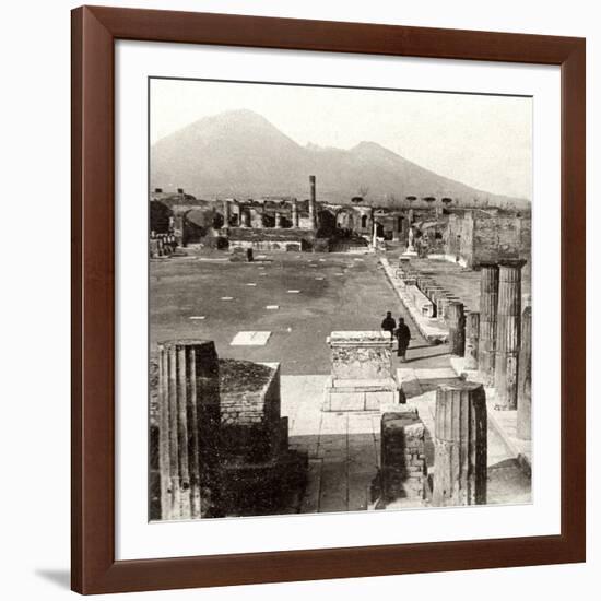 The Forum of Pompeii, Italy, 1894-null-Framed Giclee Print