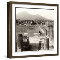 The Forum of Pompeii, Italy, 1894-null-Framed Giclee Print