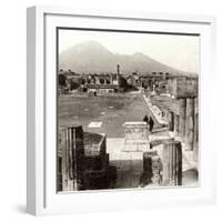 The Forum of Pompeii, Italy, 1894-null-Framed Giclee Print