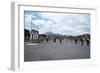 The Forum of Pompeii with Mount Vesuvius in the Background, Pompeii, Campania, Italy-Oliviero Olivieri-Framed Photographic Print