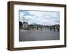 The Forum of Pompeii with Mount Vesuvius in the Background, Pompeii, Campania, Italy-Oliviero Olivieri-Framed Premium Photographic Print