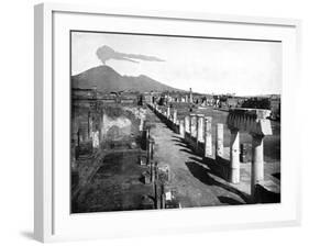 The Forum, Pompeii, Italy, 1893-John L Stoddard-Framed Giclee Print