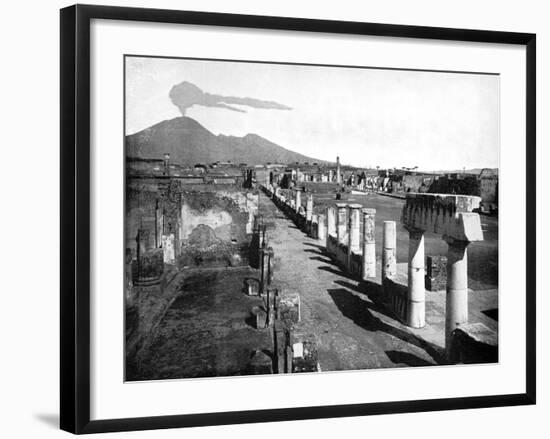 The Forum, Pompeii, Italy, 1893-John L Stoddard-Framed Giclee Print