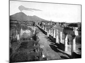 The Forum, Pompeii, Italy, 1893-John L Stoddard-Mounted Giclee Print