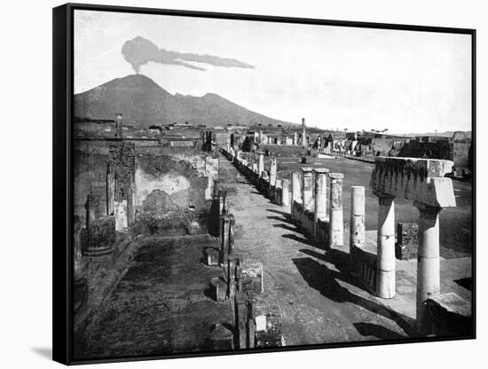 The Forum, Pompeii, Italy, 1893-John L Stoddard-Framed Stretched Canvas