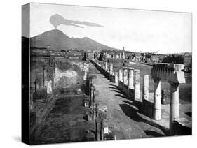 The Forum, Pompeii, Italy, 1893-John L Stoddard-Stretched Canvas