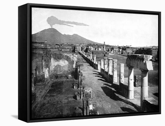 The Forum, Pompeii, Italy, 1893-John L Stoddard-Framed Stretched Canvas