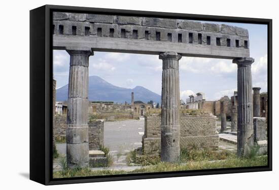 The Forum, Pompeii-null-Framed Stretched Canvas